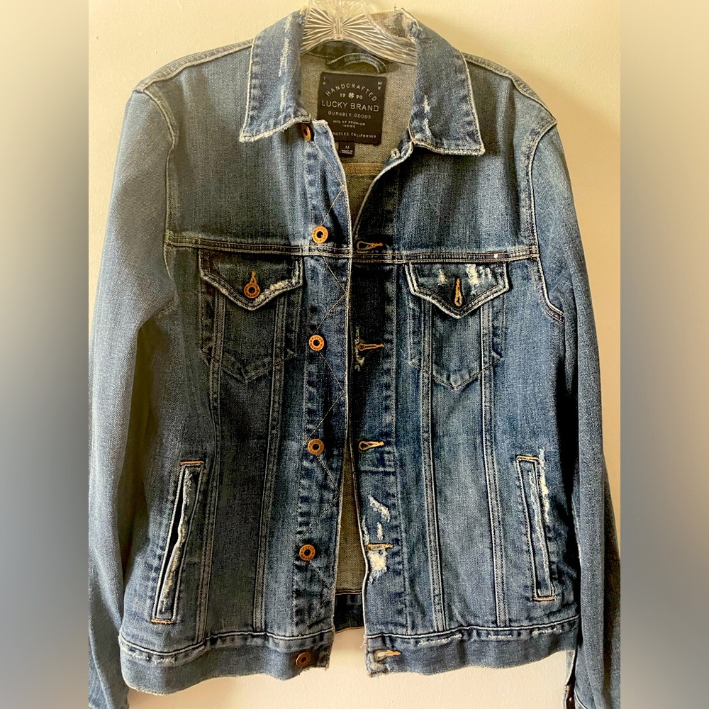 Rare Lucky Brand Denim Jacket. Made for employees only!